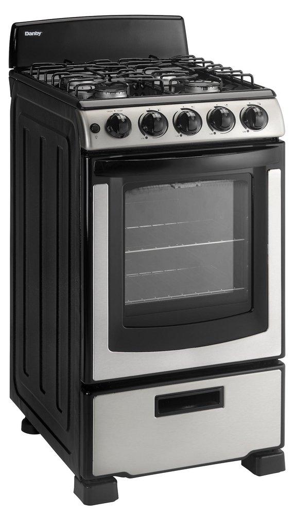 20 GAS RANGE, STAINLESS LOOK 