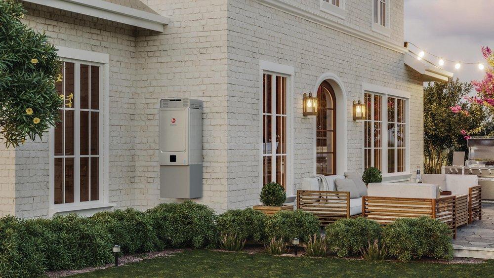 RECTGH-SR11IN IKONIC SUPER HIGH EFFICIENCY CONDENSING TANKLESS GAS WATER HEATER FEATURES BUILT-IN RECIRCULATION DELIVERS HOT WATER WITH MINIMAL WAIT SAVING ENERGY AND WATER THE INTEGRATED ECONET APP 