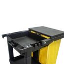 JANITOR CART BLACK 