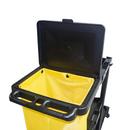 JANITOR CART BLACK 