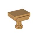 1-1/4 in. Cabinet Knob in Brushed Gold