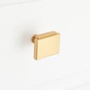 Signature Hardware Brushed Gold 1-1/4 in. Cabinet Knob 
