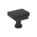 1-1/4 in. Cabinet Knob in Matte Black