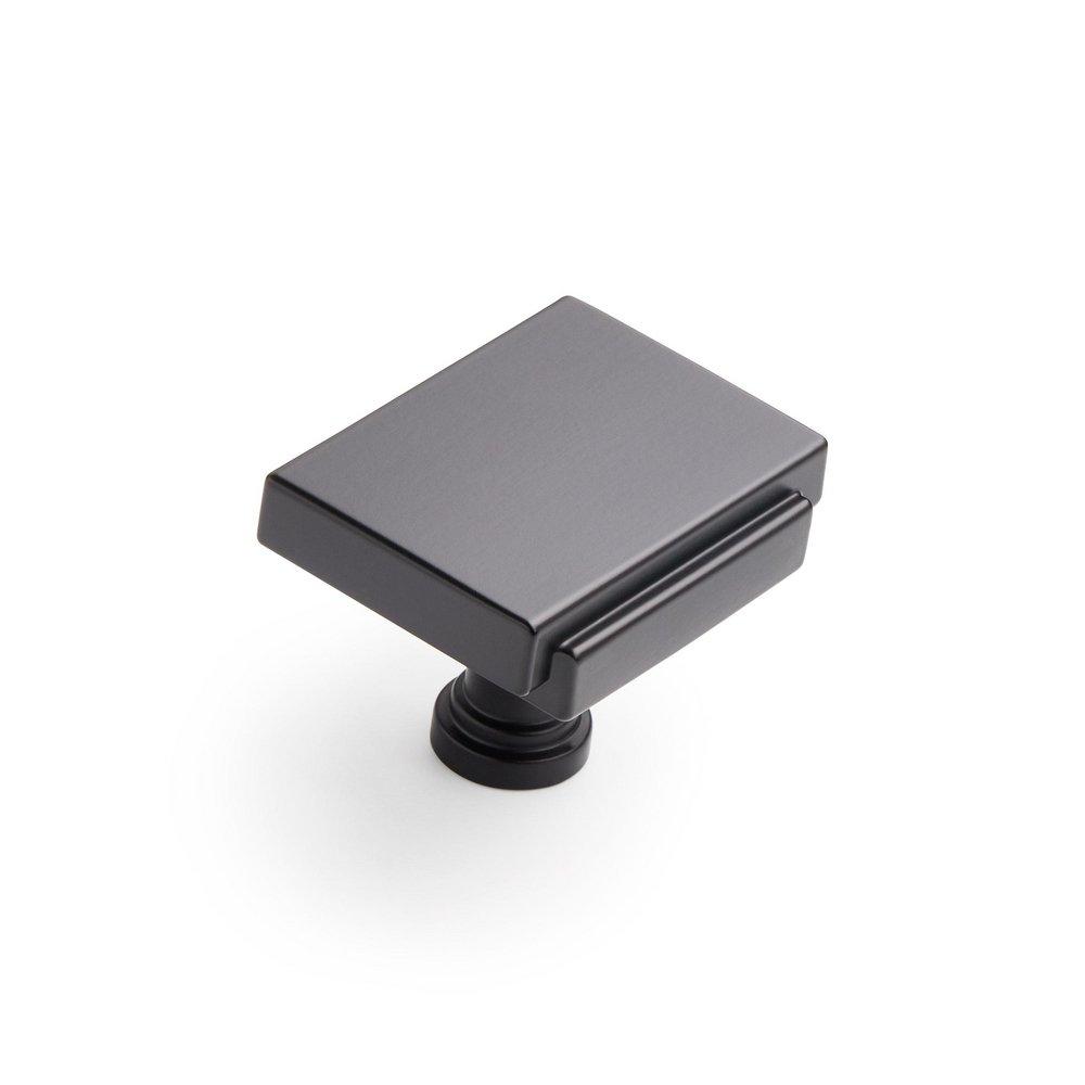 Signature Hardware Matte Black 1-1/4 in. Cabinet Knob 