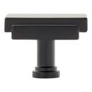 Signature Hardware Matte Black 1-1/4 in. Cabinet Knob 