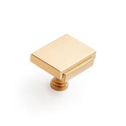 1-9/16 in. Cabinet Knob in Brushed Gold