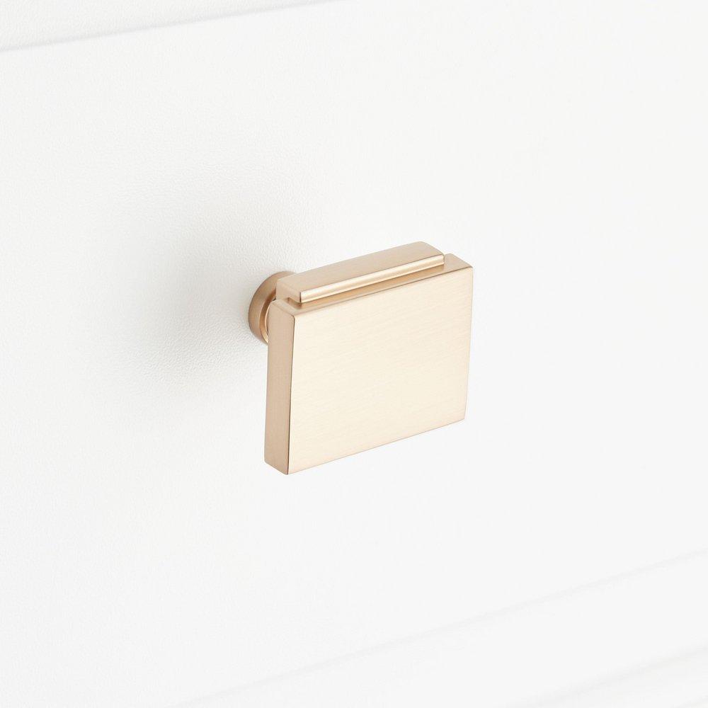 Signature Hardware Champagne Bronze 1-9/16 in. Cabinet Knob 