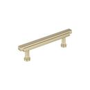 3-3/4 in. Center-to-Center Bar Pull in Golden Champagne