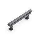 Signature Hardware Matte Black 3-3/4 in. Center-to-Center Bar Pull 