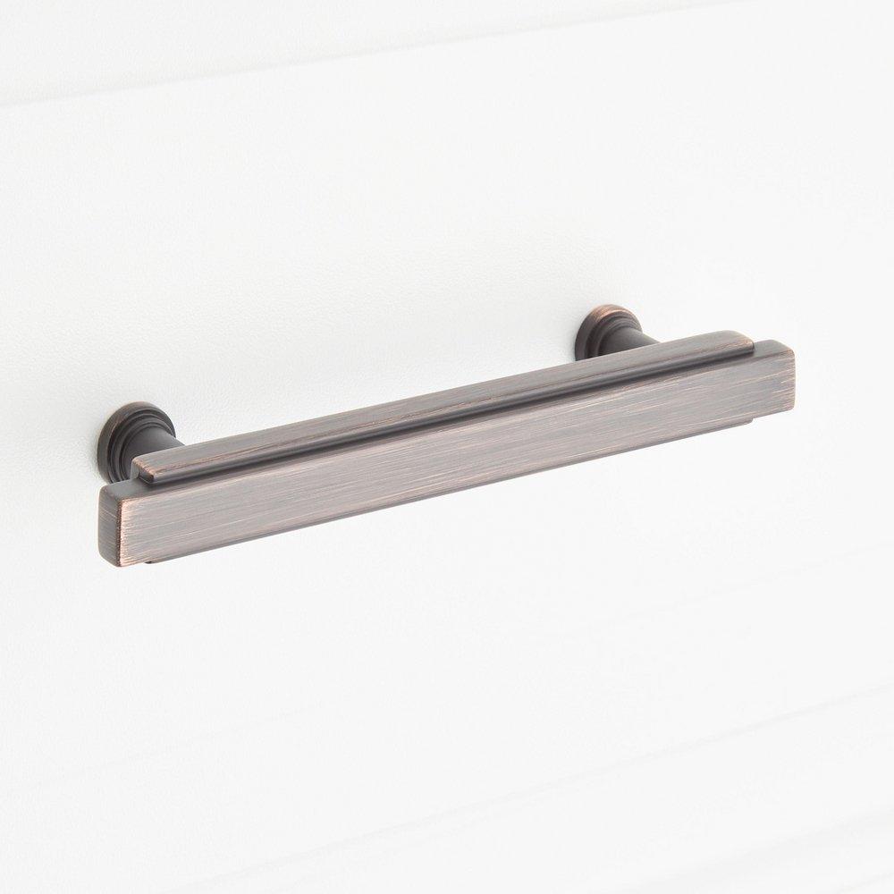 Signature Hardware Oil Rubbed Bronze 3-3/4 in. Center-to-Center Bar Pull 