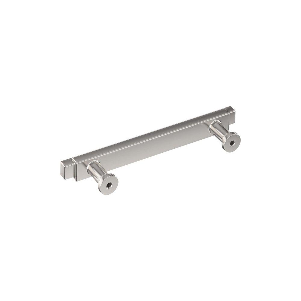 Signature Hardware Polished Nickel 3-3/4 in. Center-to-Center Bar Pull 