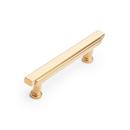 Signature Hardware Brushed Gold 5-1/16 in. Center-to-Center Bar Pull 