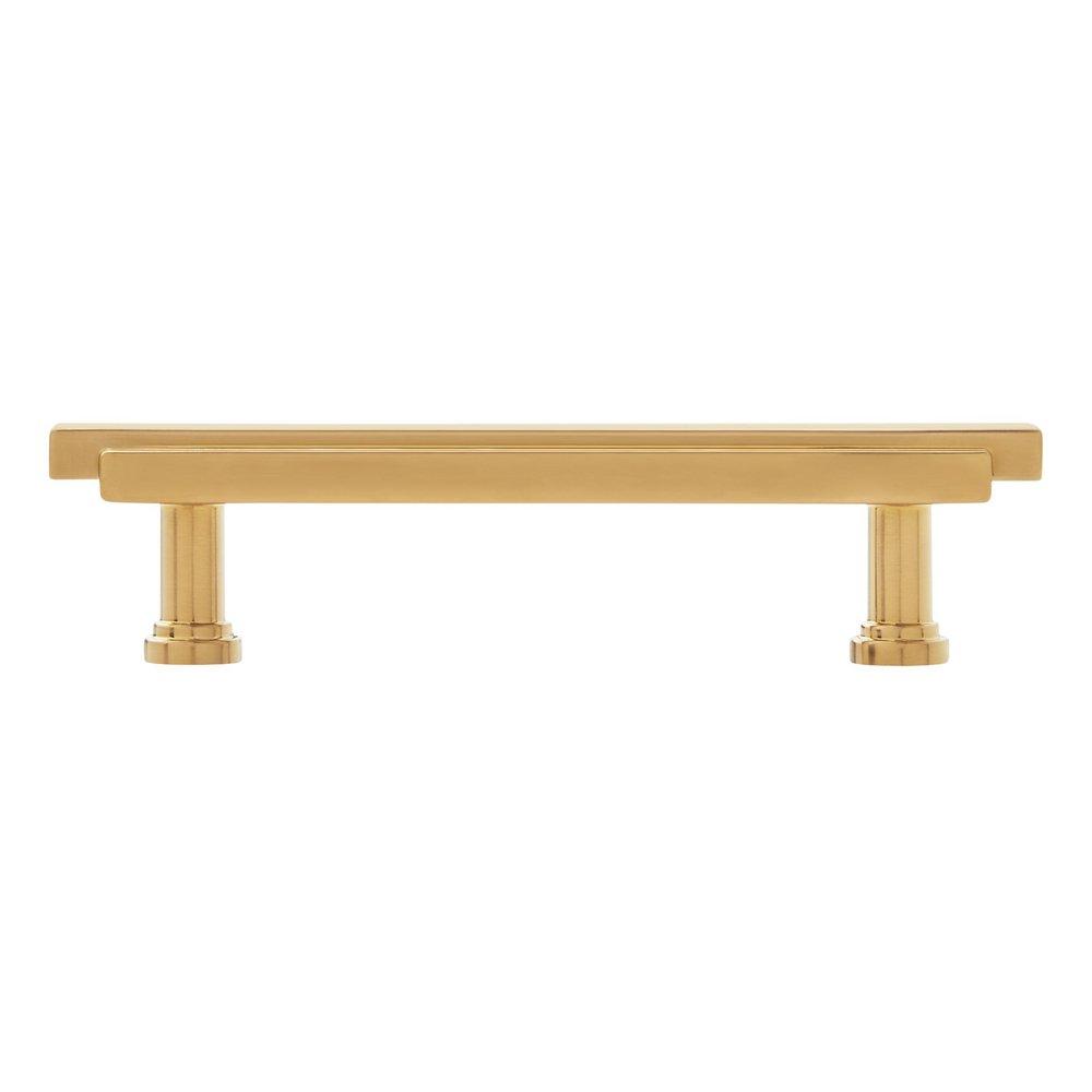 Signature Hardware Brushed Gold 5-1/16 in. Center-to-Center Bar Pull 
