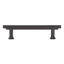 Signature Hardware Matte Black 5-1/16 in. Center-to-Center Bar Pull 