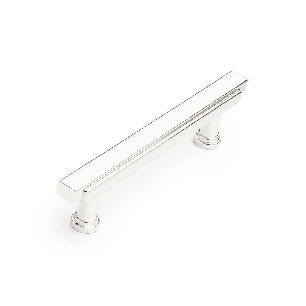 Signature Hardware Polished Nickel 5-1/16 in. Center-to-Center Bar Pull 