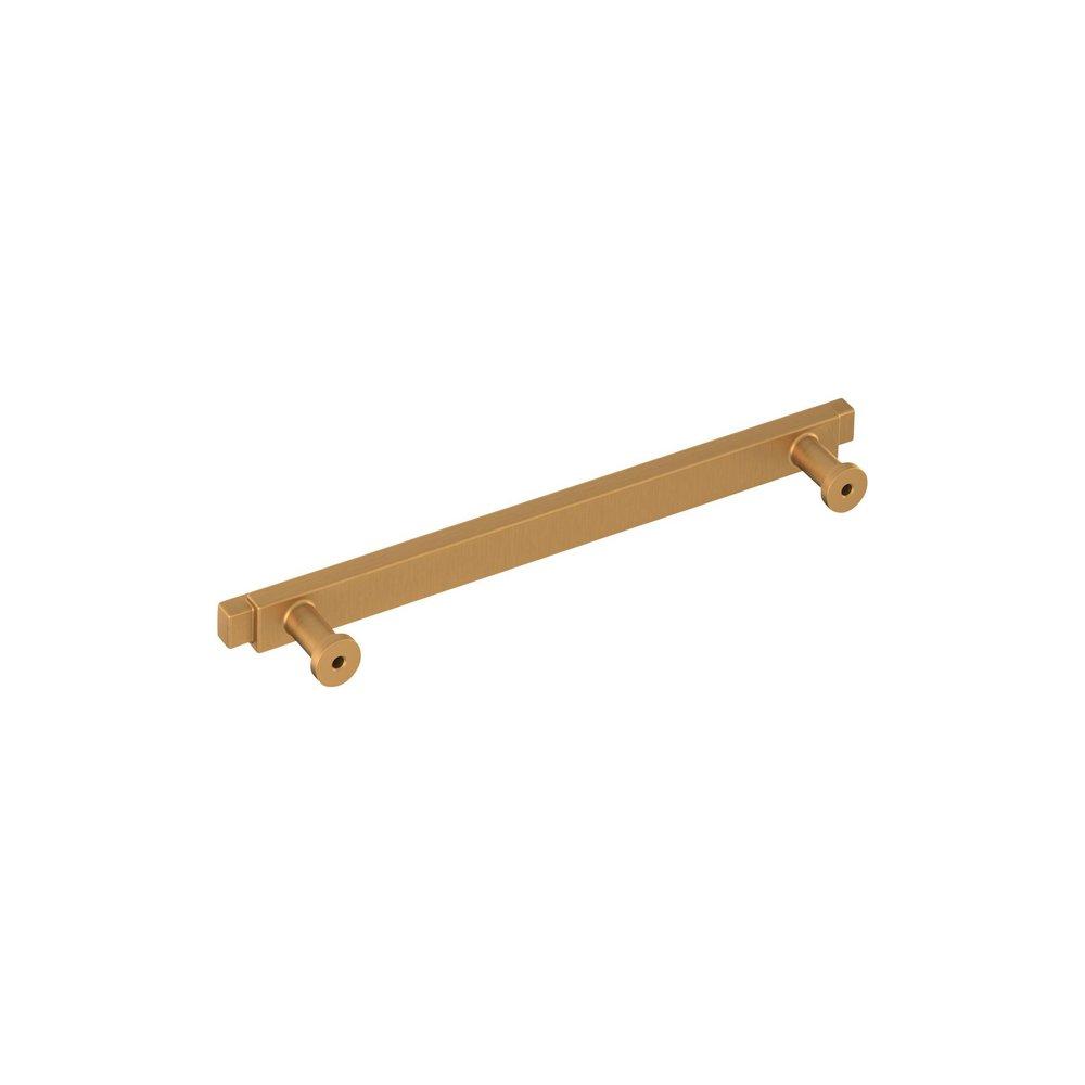 Signature Hardware Brushed Gold 6-5/16 in. Center-to-Center Bar Pull 