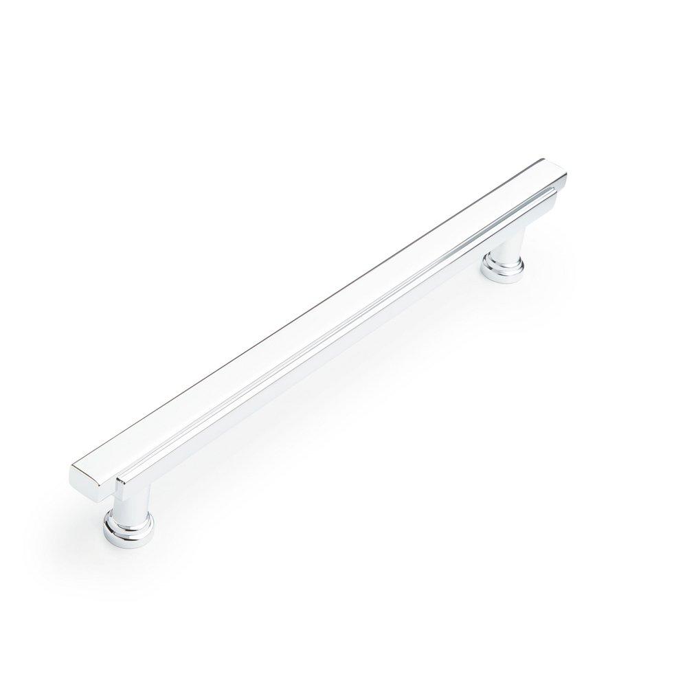 Signature Hardware Polished Chrome 6-5/16 in. Center-to-Center Bar Pull 