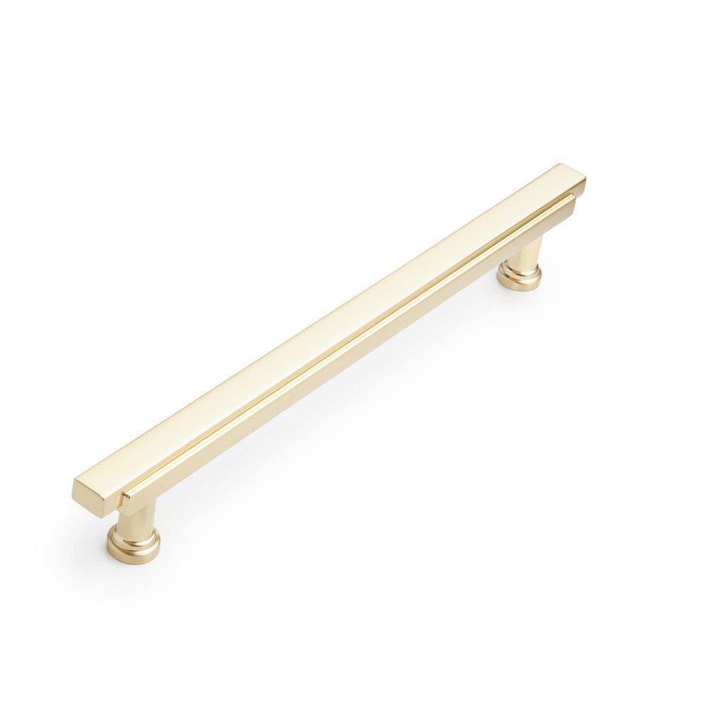 Signature Hardware Golden Champagne 6-5/16 in. Center-to-Center Bar Pull 