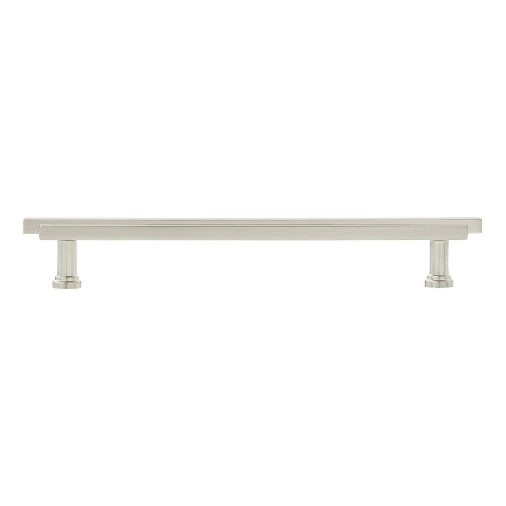 Signature Hardware Satin Nickel 6-5/16 in. Center-to-Center Bar Pull 
