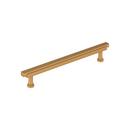 7-9/16 in. Center-to-Center Bar Pull in Brushed Gold