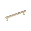 7-9/16 in. Center-to-Center Bar Pull in Golden Champagne