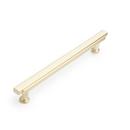 Signature Hardware Golden Champagne 7-9/16 in. Center-to-Center Bar Pull 