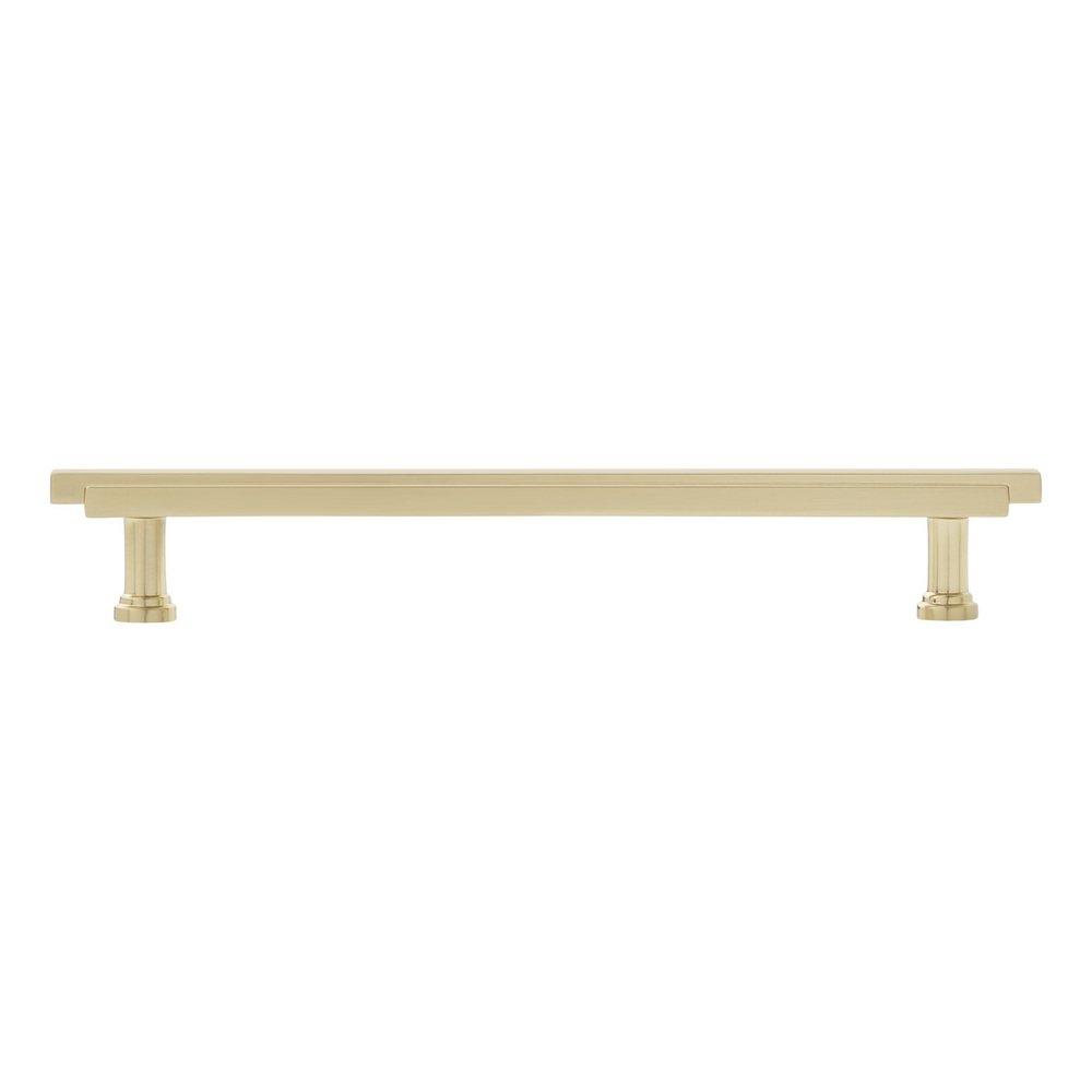 Signature Hardware Golden Champagne 7-9/16 in. Center-to-Center Bar Pull 