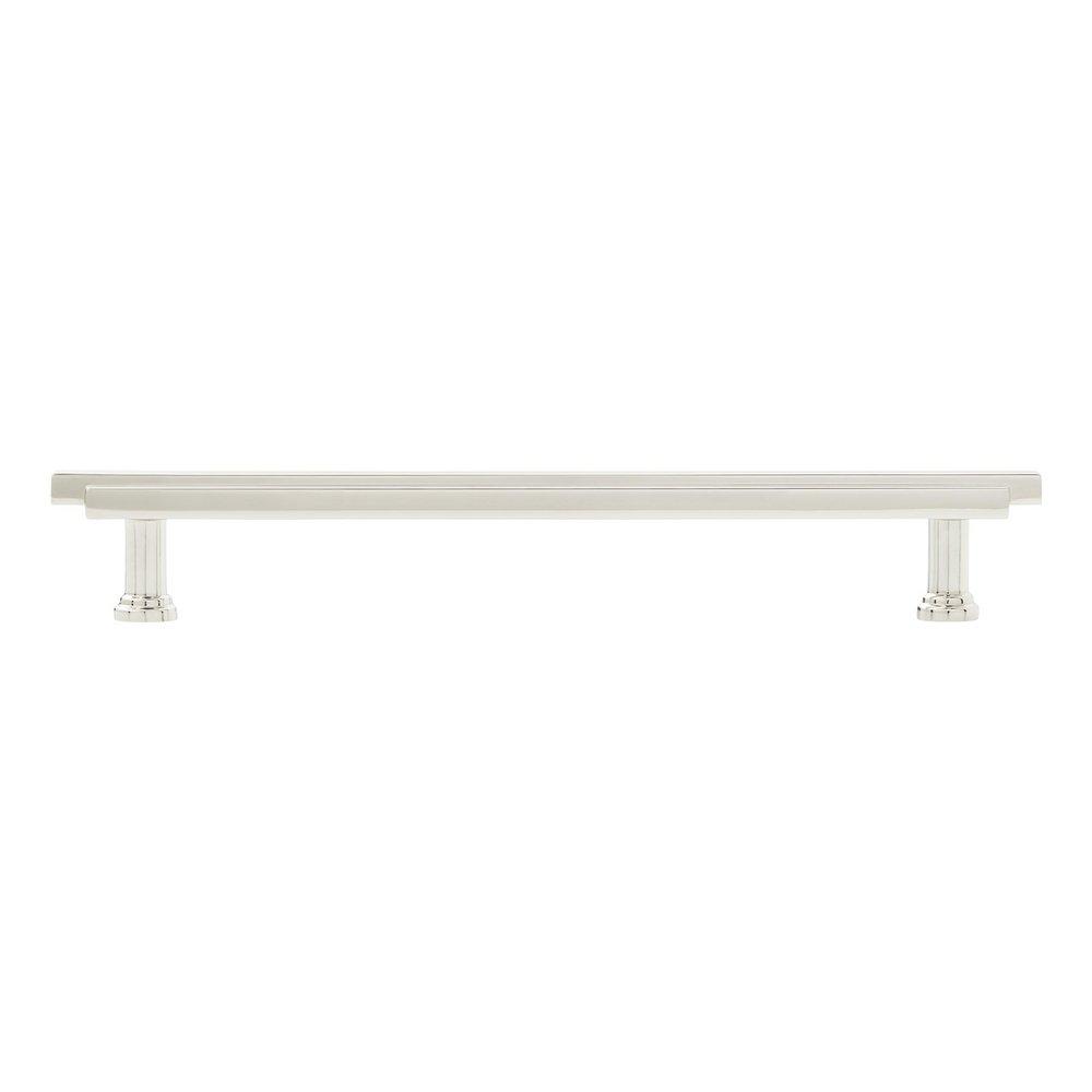 Signature Hardware Polished Nickel 7-9/16 in. Center-to-Center Bar Pull 
