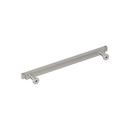 Signature Hardware Satin Nickel 7-9/16 in. Center-to-Center Bar Pull 