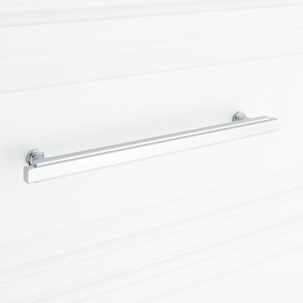Signature Hardware Polished Chrome 8-13/16 in. Center-to-Center Bar Pull 