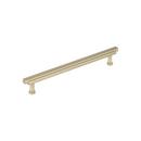8-13/16 in. Center-to-Center Bar Pull in Golden Champagne