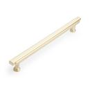 Signature Hardware Golden Champagne 8-13/16 in. Center-to-Center Bar Pull 