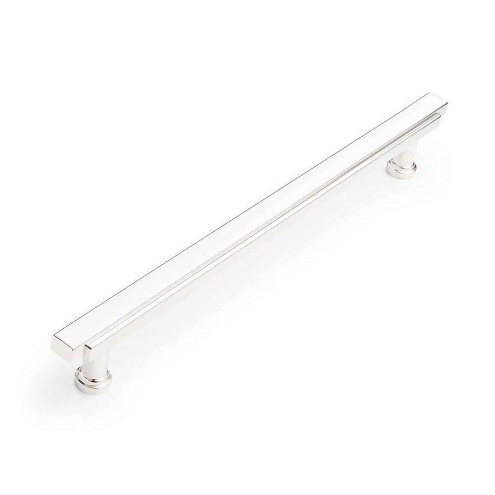 Signature Hardware Polished Nickel 8-13/16 in. Center-to-Center Bar Pull 