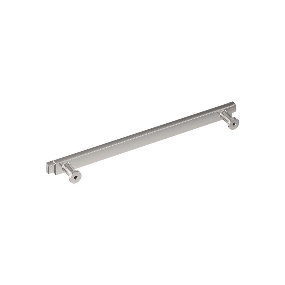 Signature Hardware Polished Nickel 8-13/16 in. Center-to-Center Bar Pull 