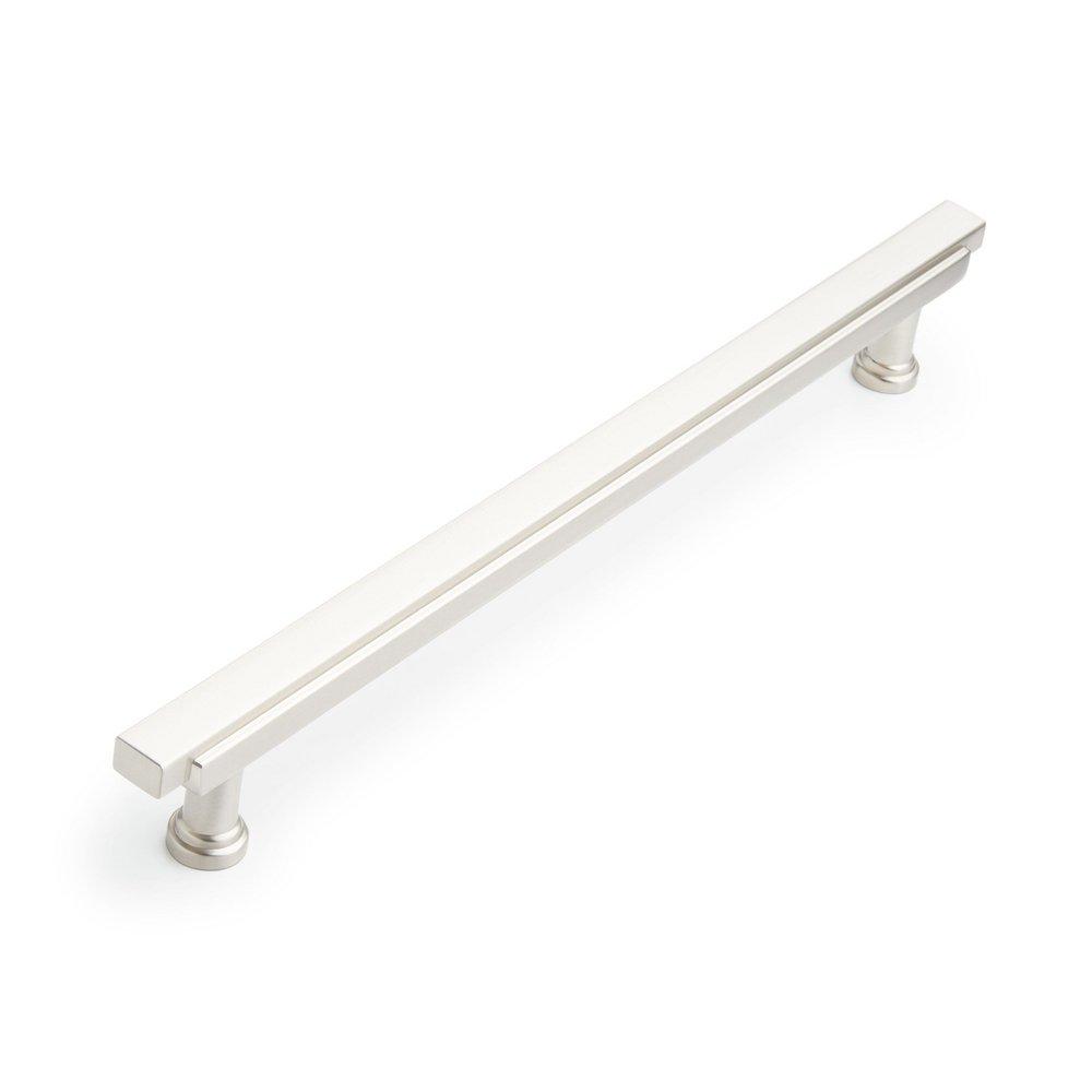 Signature Hardware Satin Nickel 8-13/16 in. Center-to-Center Bar Pull 