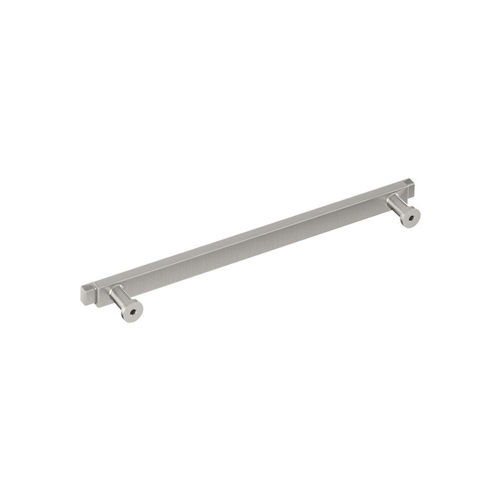 Signature Hardware Satin Nickel 8-13/16 in. Center-to-Center Bar Pull 