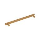 Signature Hardware Brushed Gold 10-1/16 in. Center-to-Center Bar Pull 