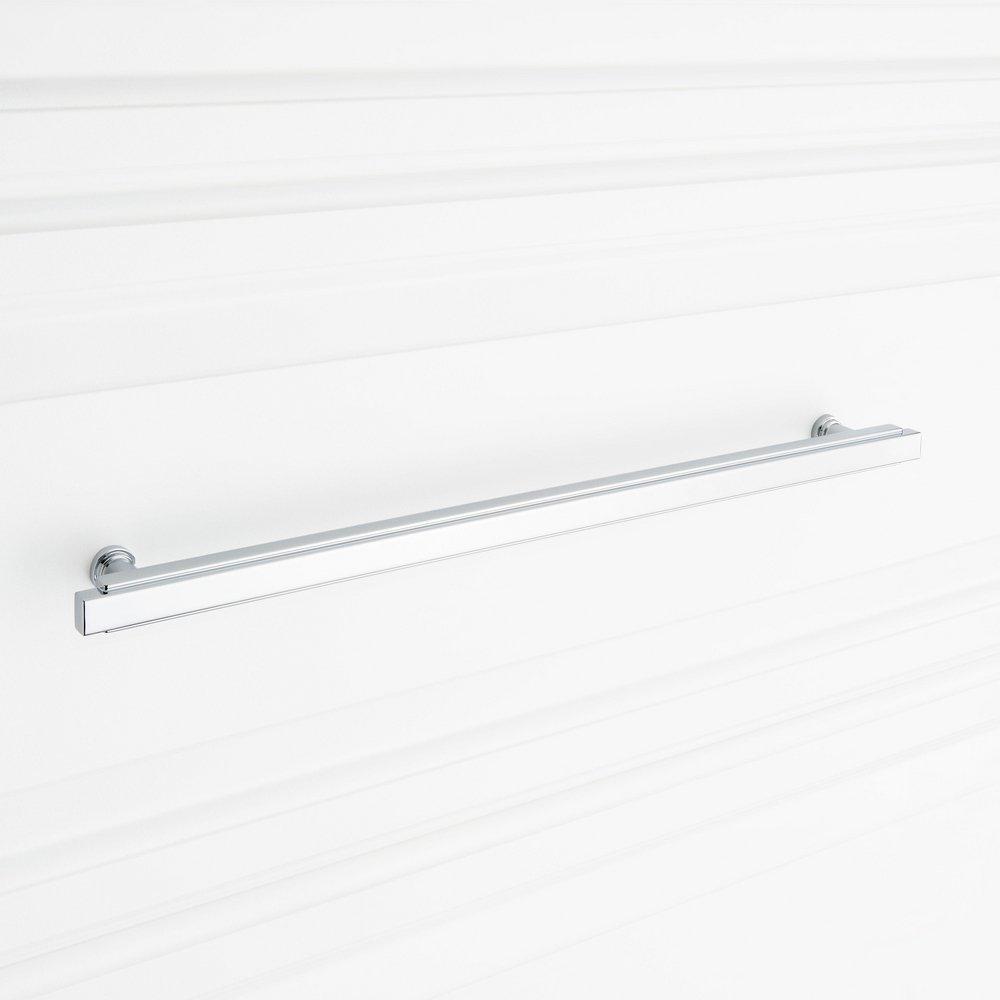 Signature Hardware Polished Chrome 10-1/16 in. Center-to-Center Bar Pull 