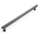 Signature Hardware Matte Black 10-1/16 in. Center-to-Center Bar Pull 