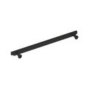 Signature Hardware Matte Black 10-1/16 in. Center-to-Center Bar Pull 