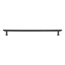 Signature Hardware Matte Black 10-1/16 in. Center-to-Center Bar Pull 