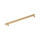 Signature Hardware Champagne Bronze 12-5/8 in. Center-to-Center Bar Pull 