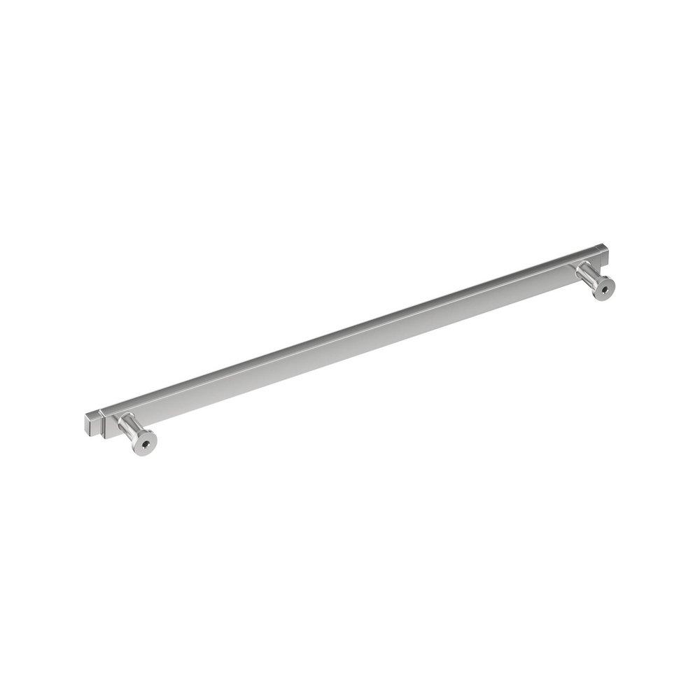 Signature Hardware Polished Chrome 12-5/8 in. Center-to-Center Bar Pull 