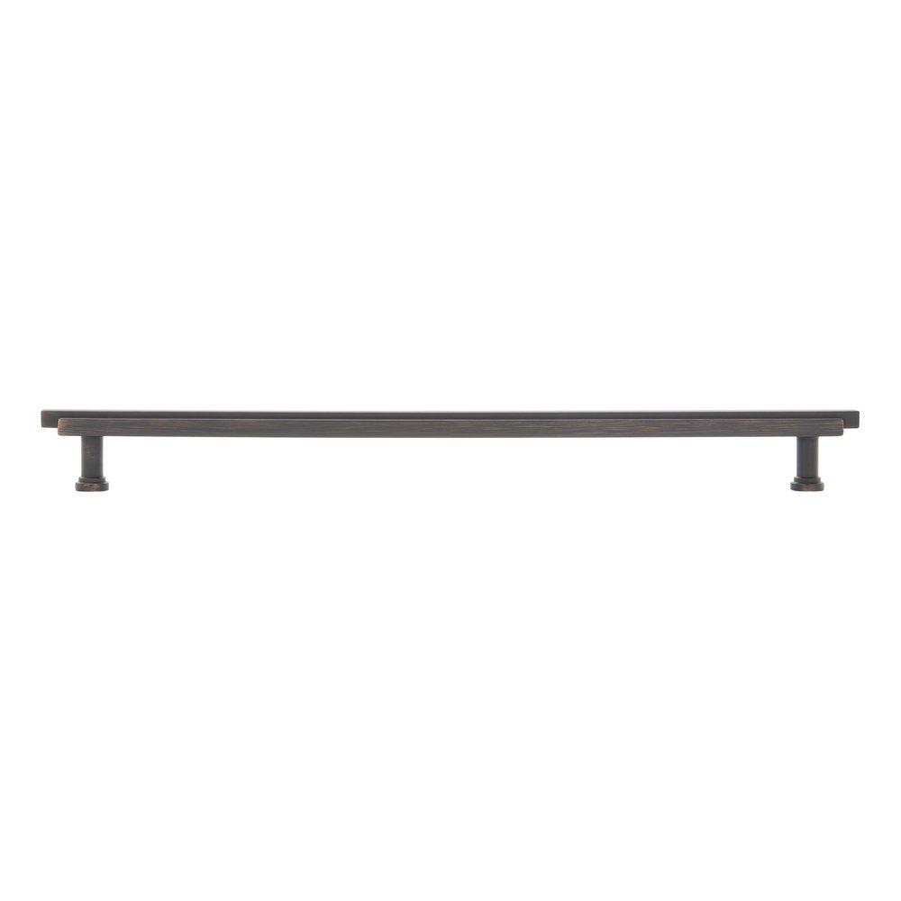 Signature Hardware Oil Rubbed Bronze 12-5/8 in. Center-to-Center Bar Pull 