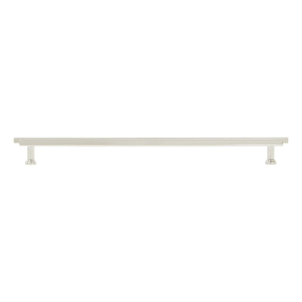Signature Hardware Polished Nickel 12-5/8 in. Center-to-Center Bar Pull 