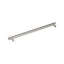 Signature Hardware Polished Nickel 12-5/8 in. Center-to-Center Bar Pull 