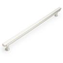 Signature Hardware Satin Nickel 12-5/8 in. Center-to-Center Bar Pull 