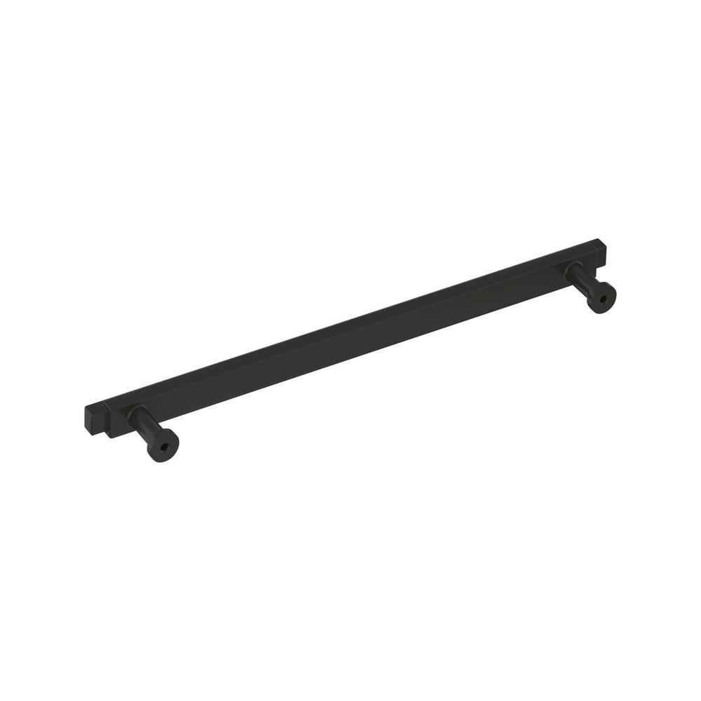 Signature Hardware Matte Black 12 in. Center-to-Center Appliance Pull 