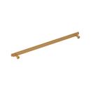 Signature Hardware Brushed Gold 18 in. Center-to-Center Appliance Pull 