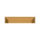 Signature Hardware Brushed Gold 3-3/4 in. Center-to-Center Cup Pull 
